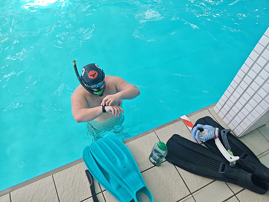 Hokej pod wodą Walenie Siemianowice Śląskie Trening 7 III 2026